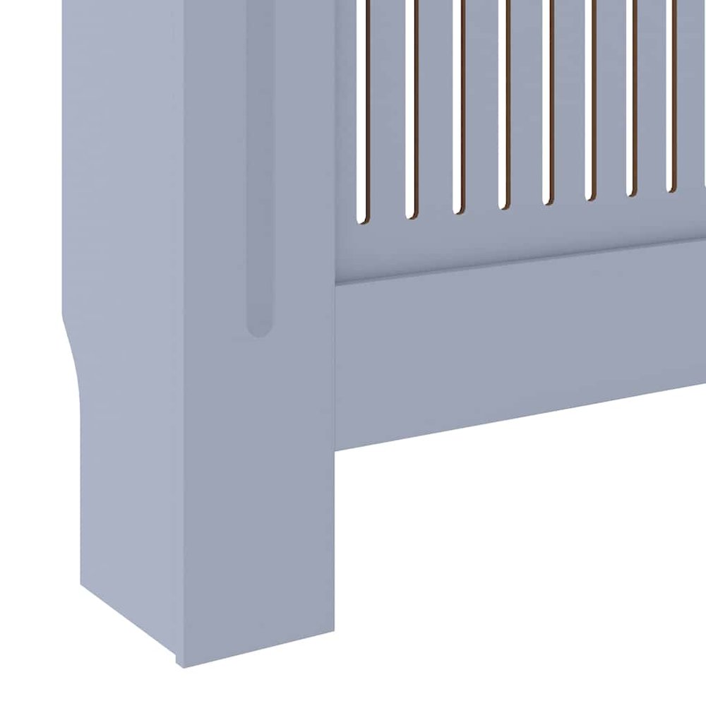 MDF Radiator Cover Gray 80.7". Picture 9