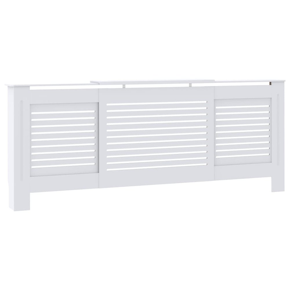 MDF Radiator Cover White 80.7". Picture 1