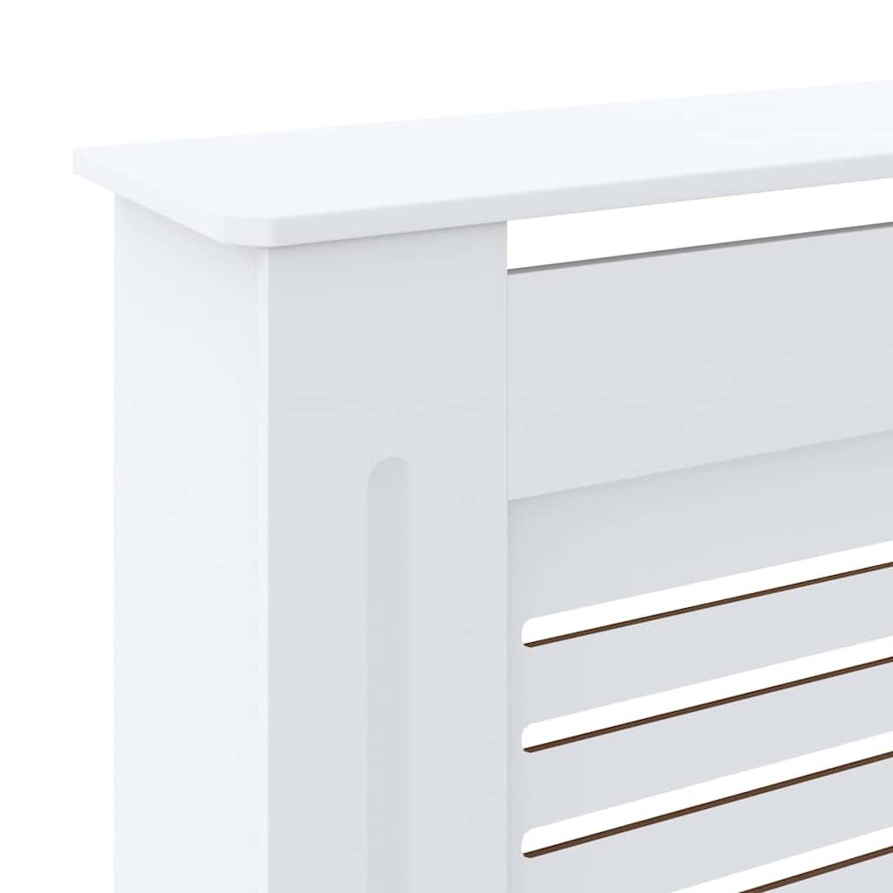 MDF Radiator Cover White 80.7". Picture 8