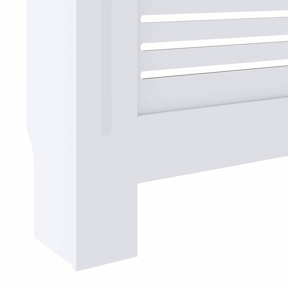 MDF Radiator Cover White 80.7". Picture 9