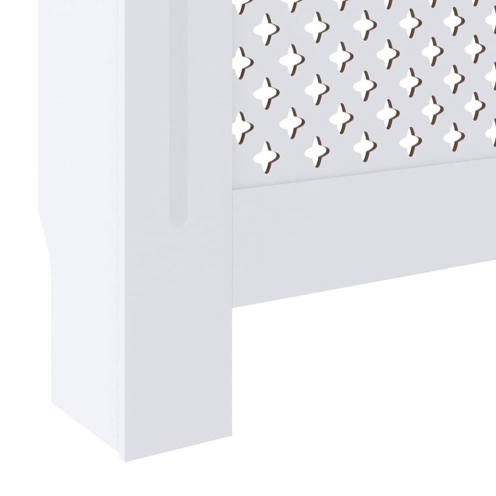 vidaXL MDF Radiator Cover White 80.7", 325555. Picture 7