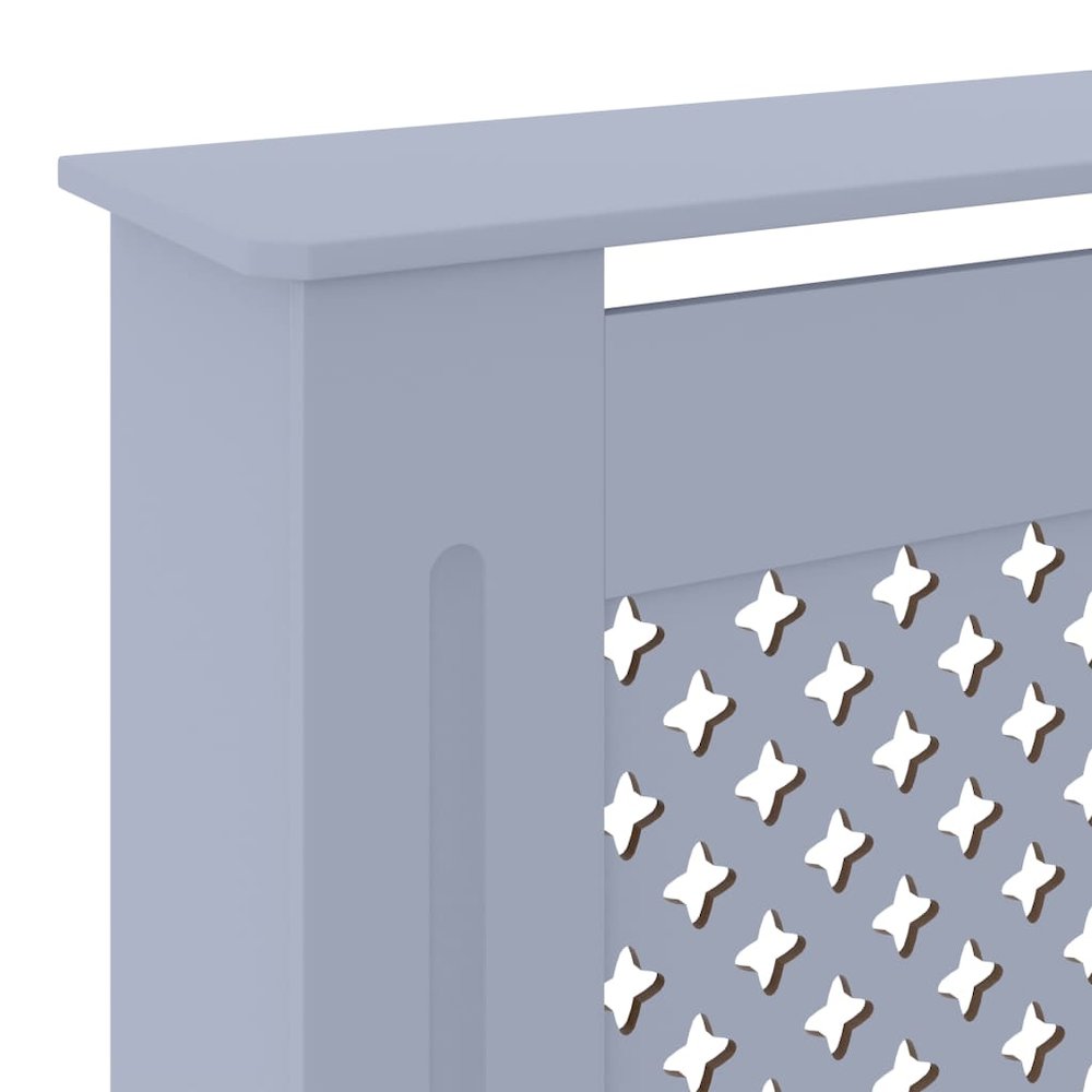MDF Radiator Cover Gray 80.7". Picture 6