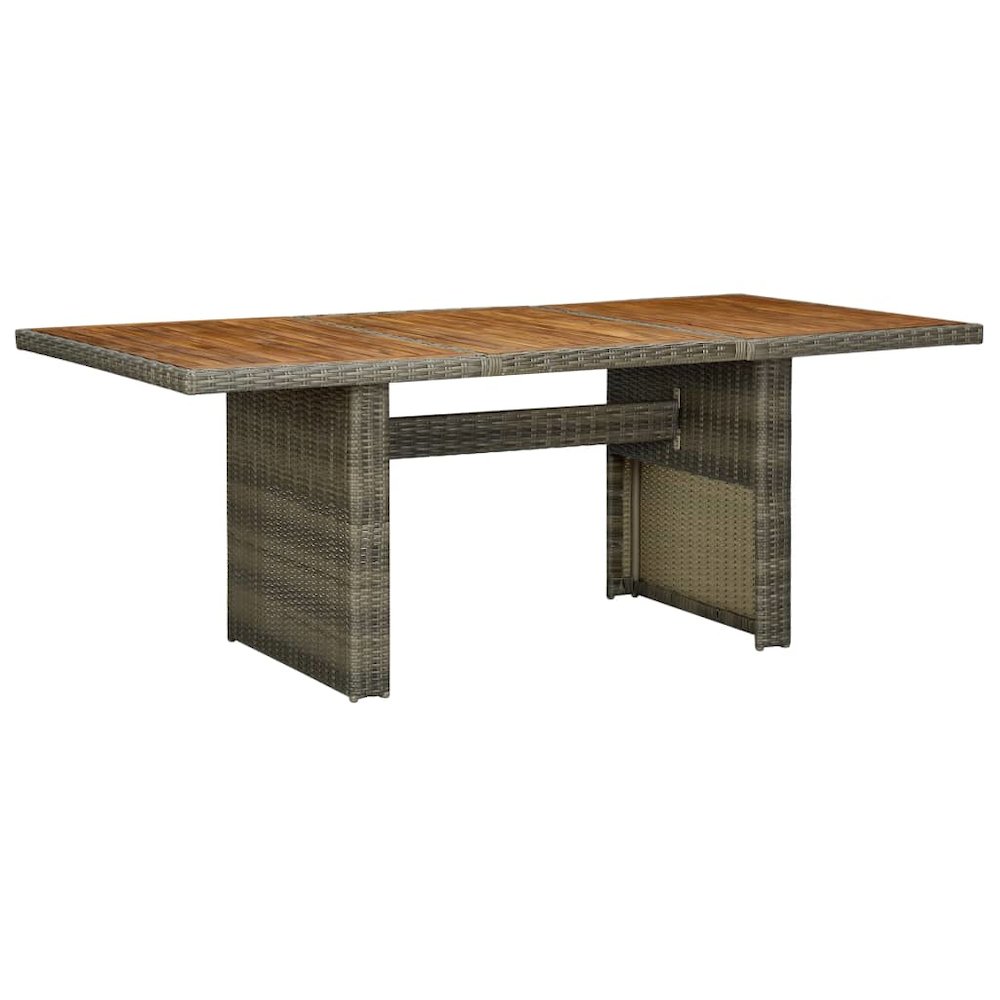 Garden Table Brown. Picture 1