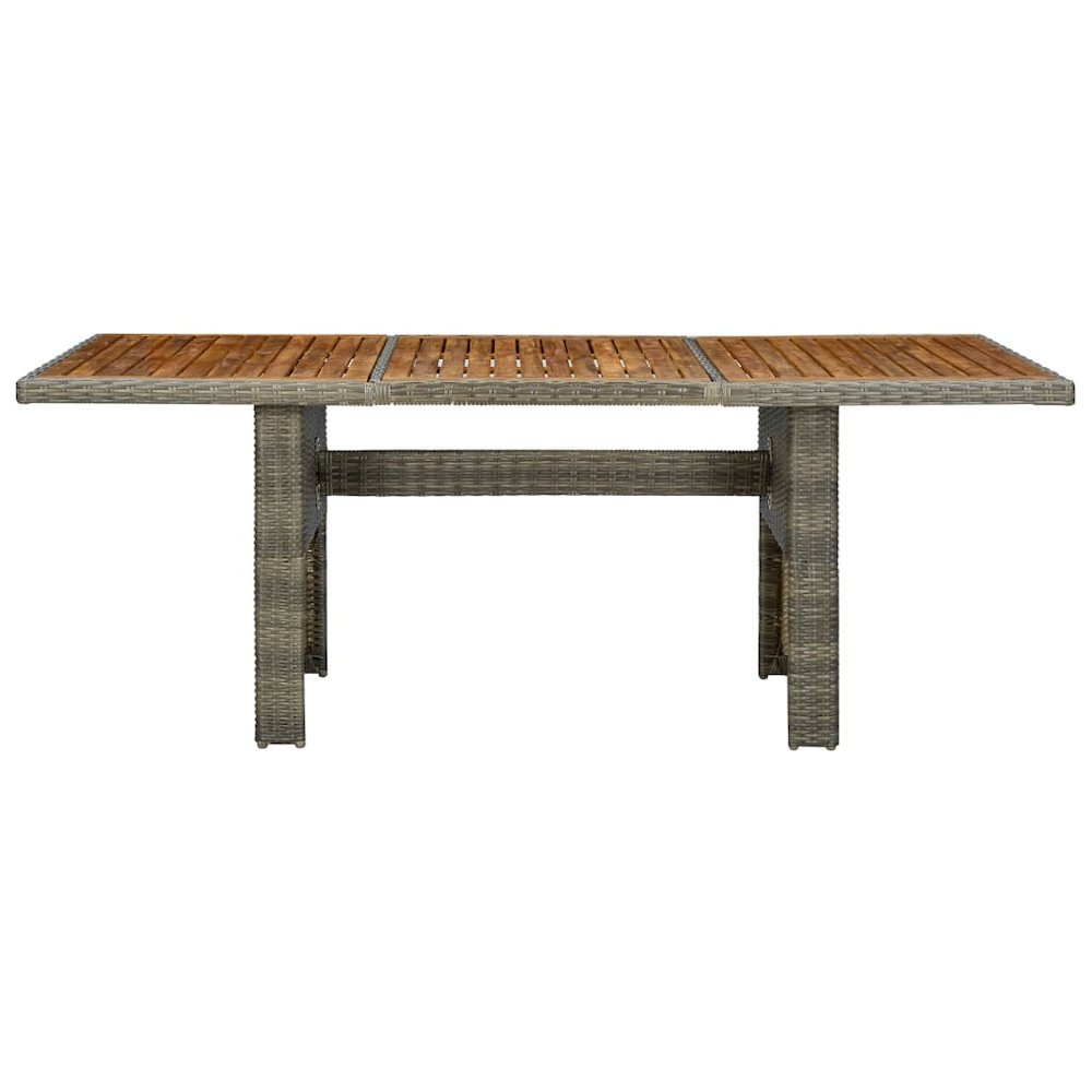 Garden Table Brown. Picture 2