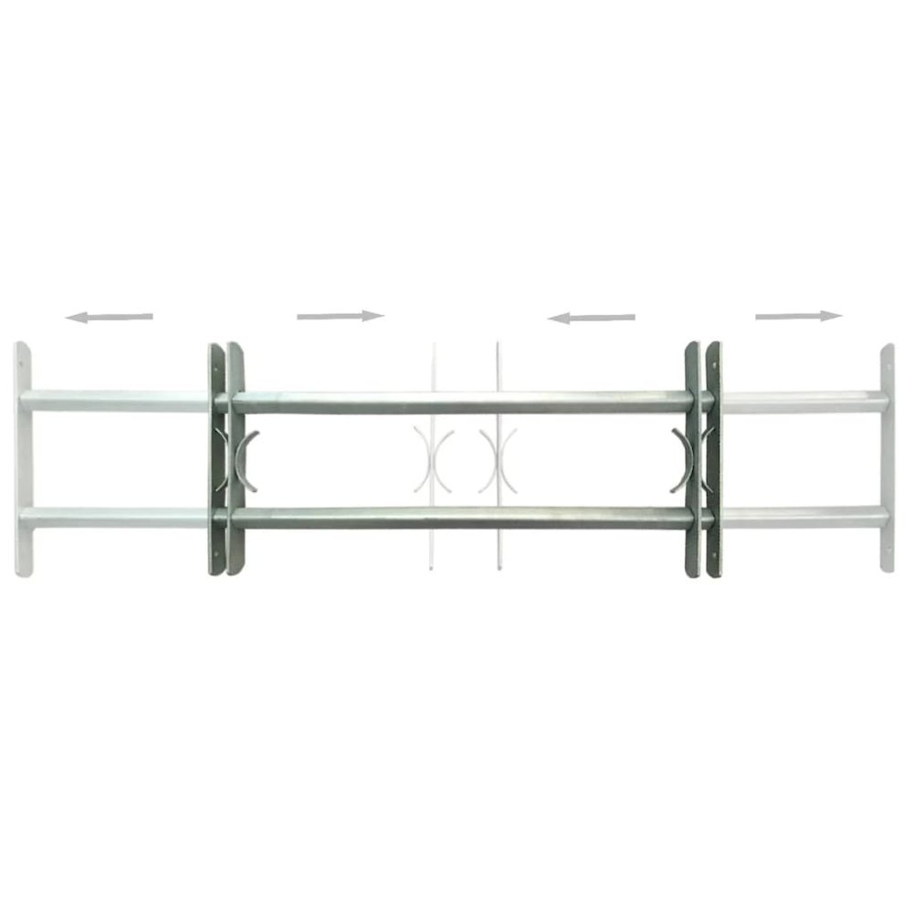 Adjustable Security Grilles for Windows 2 pcs 39.4"-59.1". Picture 3