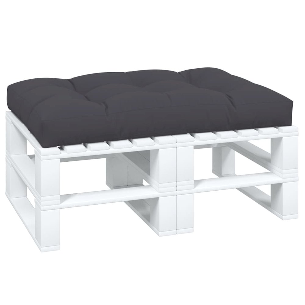 Pallet Cushion Anthracite 100% polyester 47.2 x 31.5 in. Picture 3