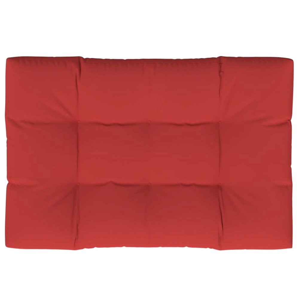 Pallet Cushion Red 100% polyester 47.2"x31.5"x4.7. Picture 2