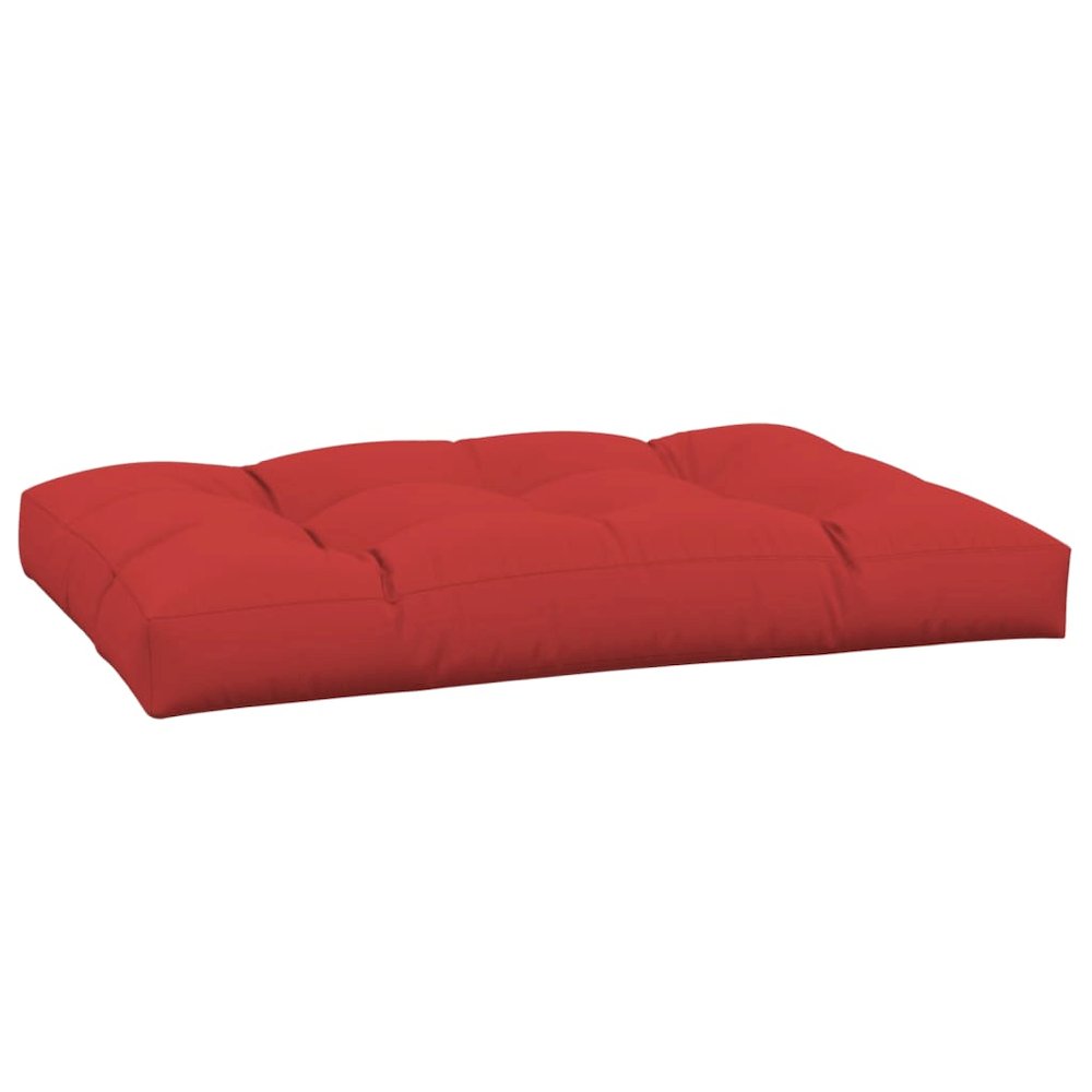 Pallet Cushion Red 100% polyester 47.2"x31.5"x4.7. Picture 4