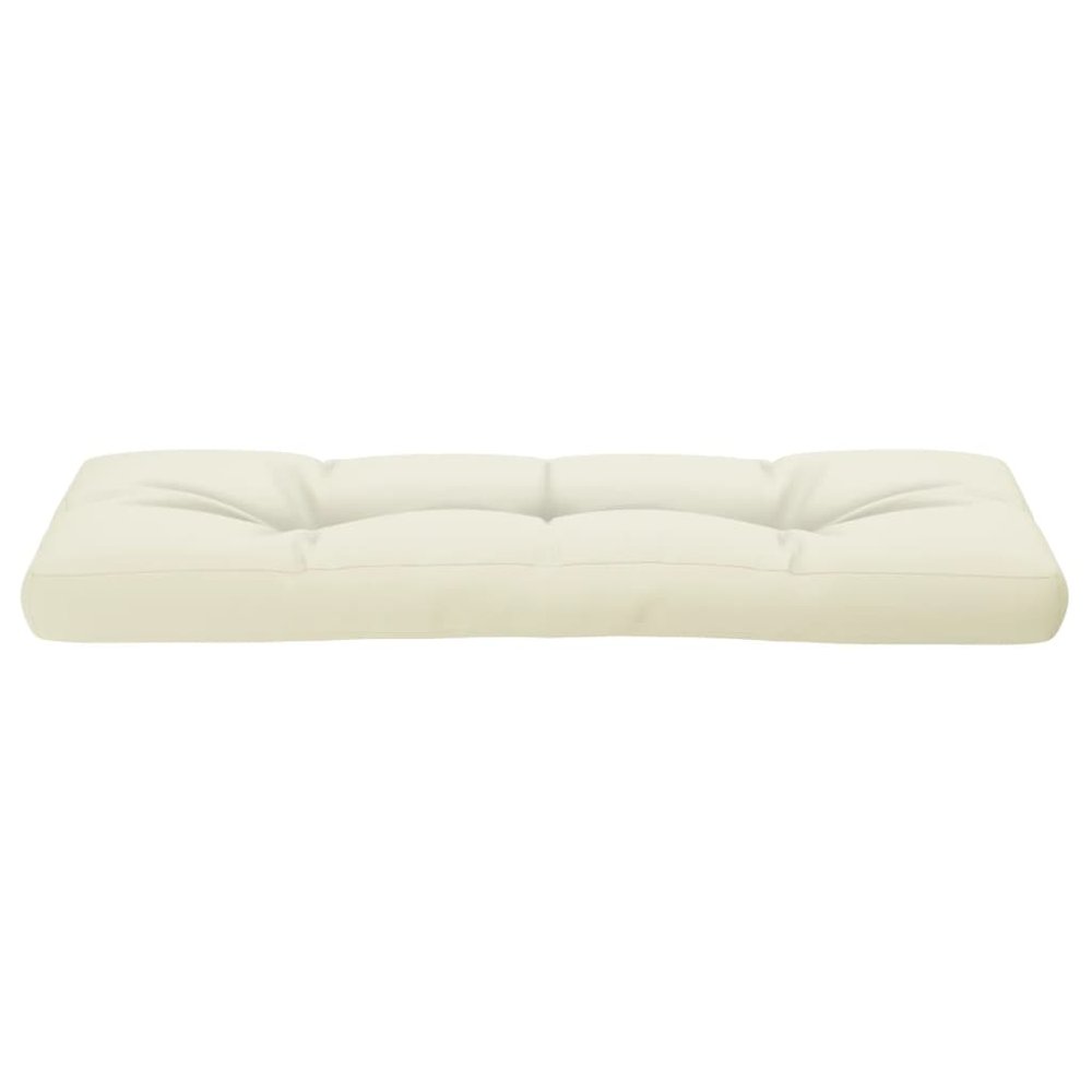 Pallet Cushion Cream 100% Polyester 47.2 in x 15.7 in x 4.7 in. Picture 5