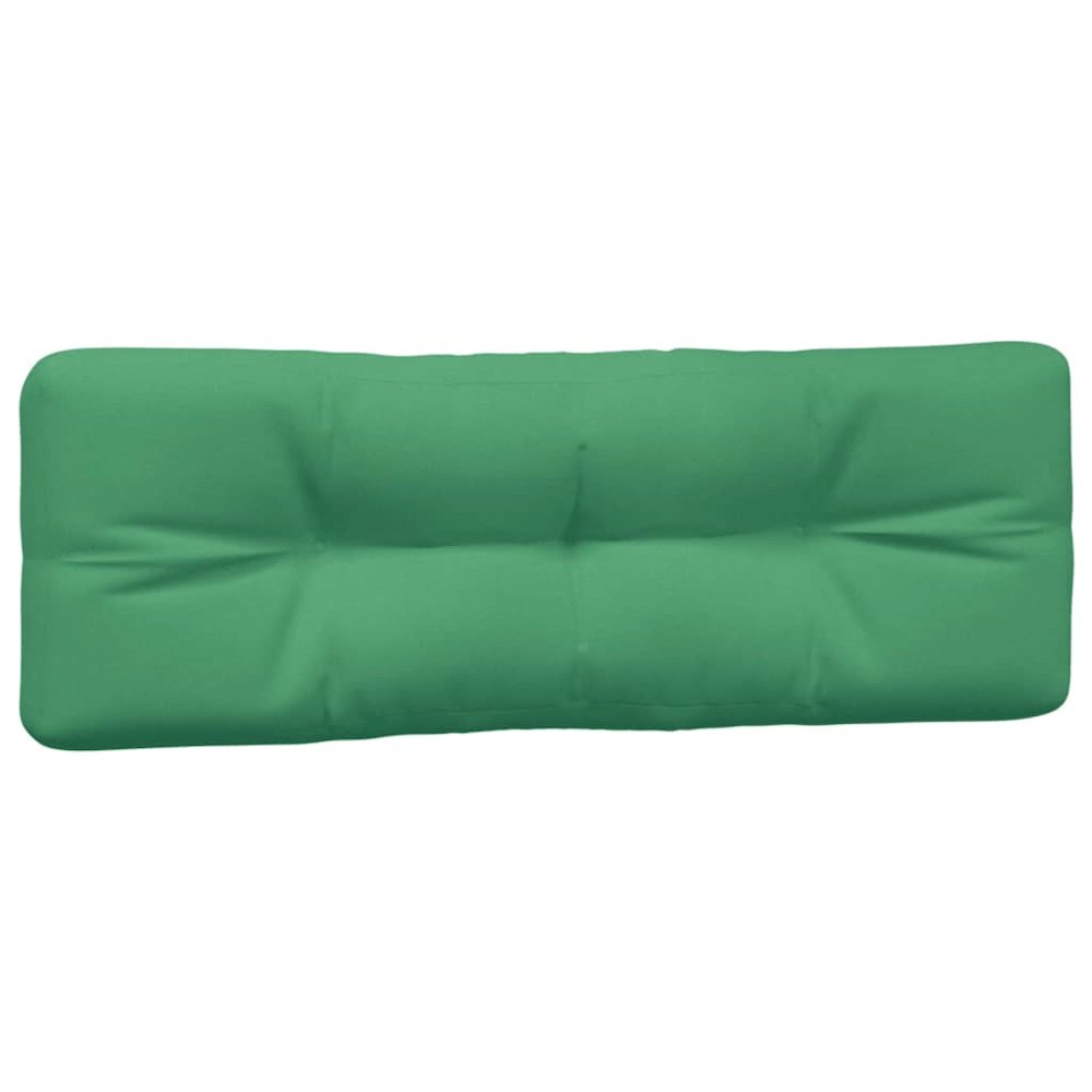 Pallet Cushion Set of 3 Green Polyester UV-resistant. Picture 4