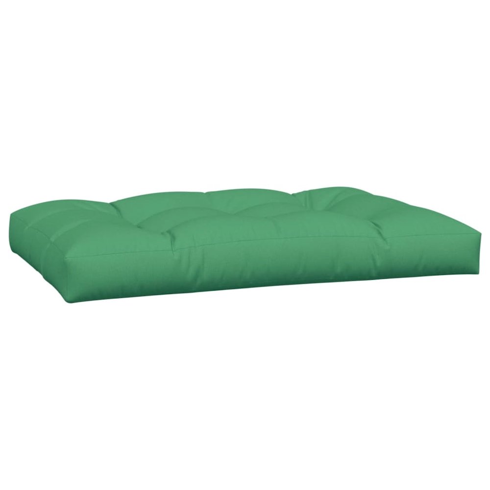 Pallet Cushion Set of 3 Green Polyester UV-resistant. Picture 6