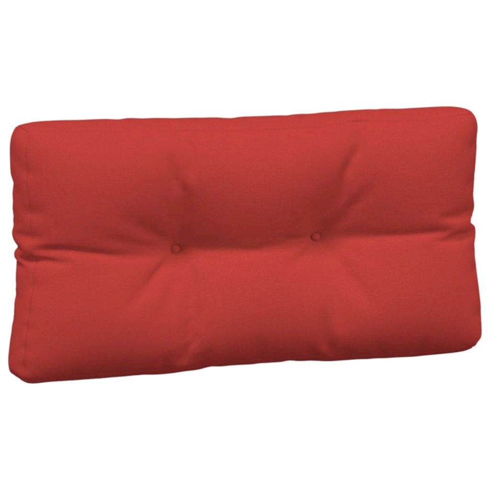 Pallet Cushion Set of 3 Red Polyester Water-resistant materials. Picture 5