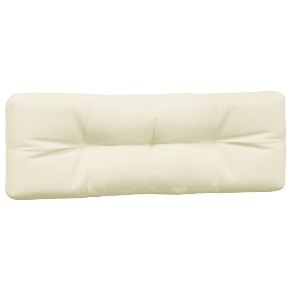 Pallet Cushion Set of 5 Cream 100% Polyester Extra Thick Surface. Picture 4