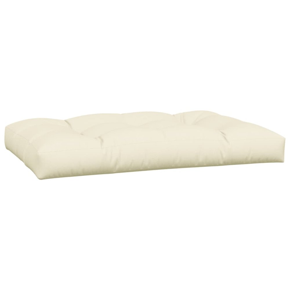 Pallet Cushion Set of 5 Cream 100% Polyester Extra Thick Surface. Picture 5