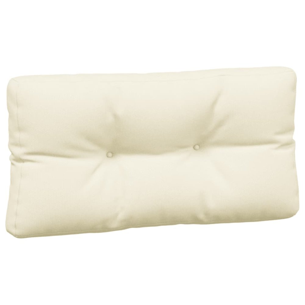 Pallet Cushion Set of 5 Cream 100% Polyester Extra Thick Surface. Picture 6