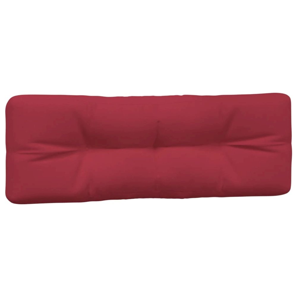 Pallet Cushion Set of 5 Wine Red 100% Polyester. Picture 4