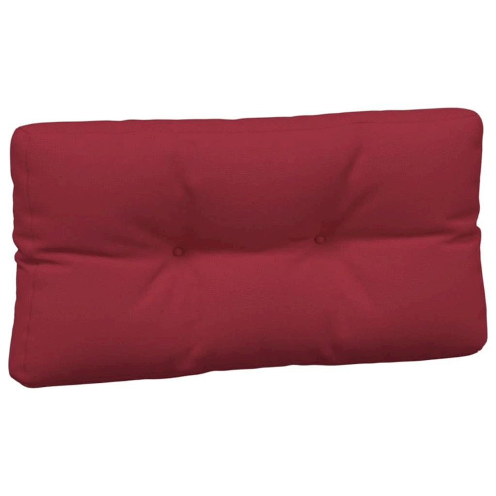 Pallet Cushion Set of 5 Wine Red 100% Polyester. Picture 6