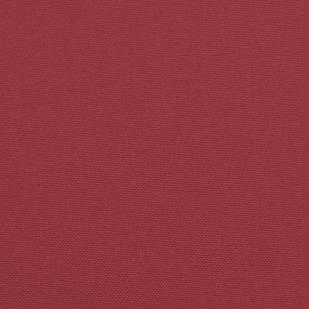 Pallet Cushion Set of 5 Wine Red 100% Polyester. Picture 8