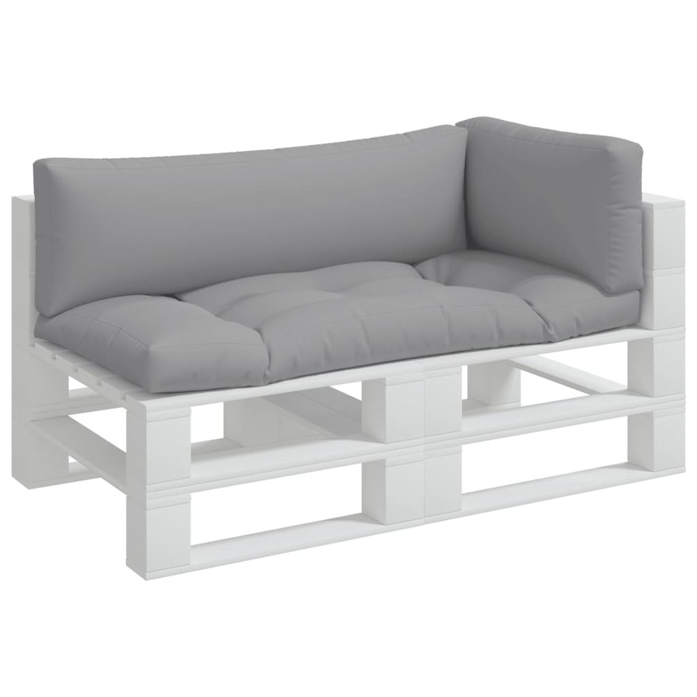 Pallet Cushion Set of 3 Grey 100% polyester Large. Picture 3