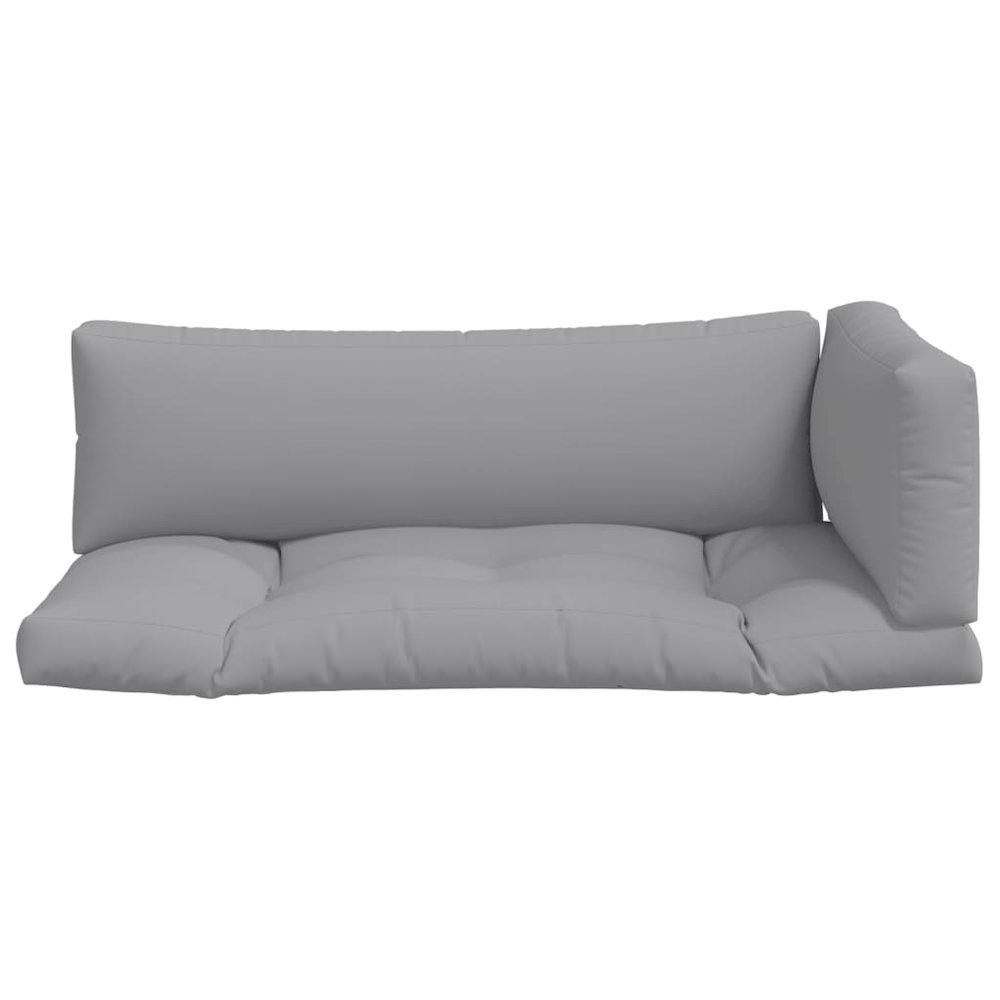 Pallet Cushion Set of 3 Grey 100% polyester Large. Picture 4