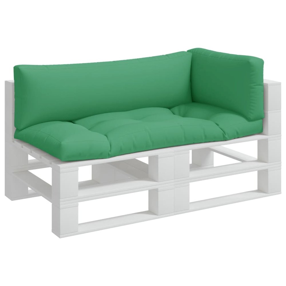 Pallet Cushion Set of 3 Green 100% Polyester Large. Picture 3