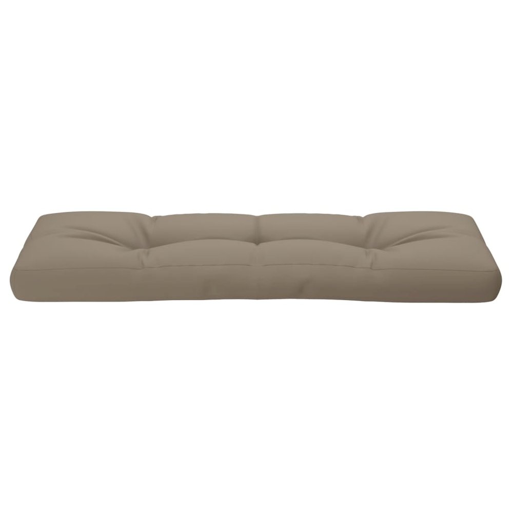 Pallet Cushion Taupe 100% polyester 47.2 x 15.7 x 4.7 in. Picture 5