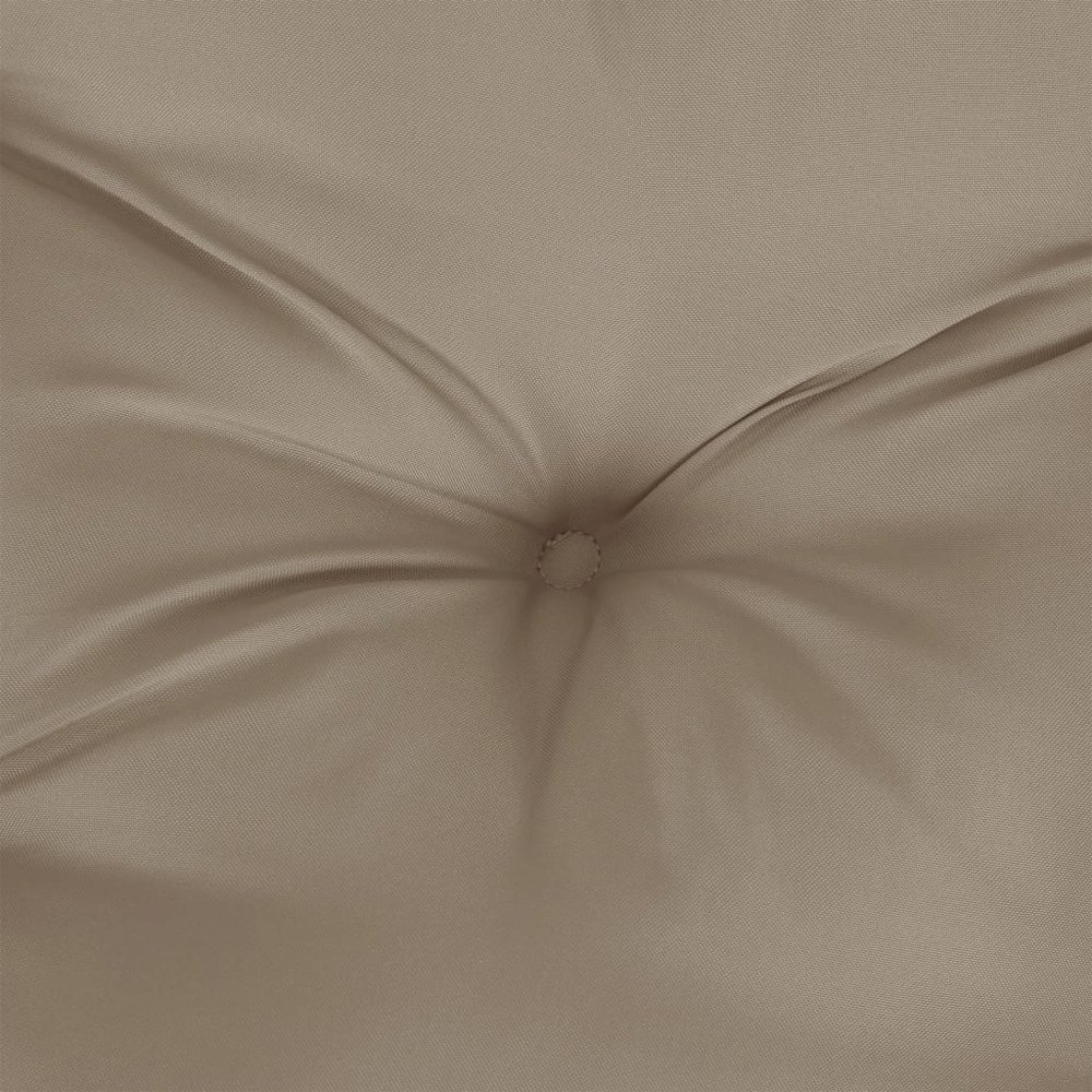 Pallet Cushion Taupe 100% polyester 47.2 x 15.7 x 4.7 in. Picture 8