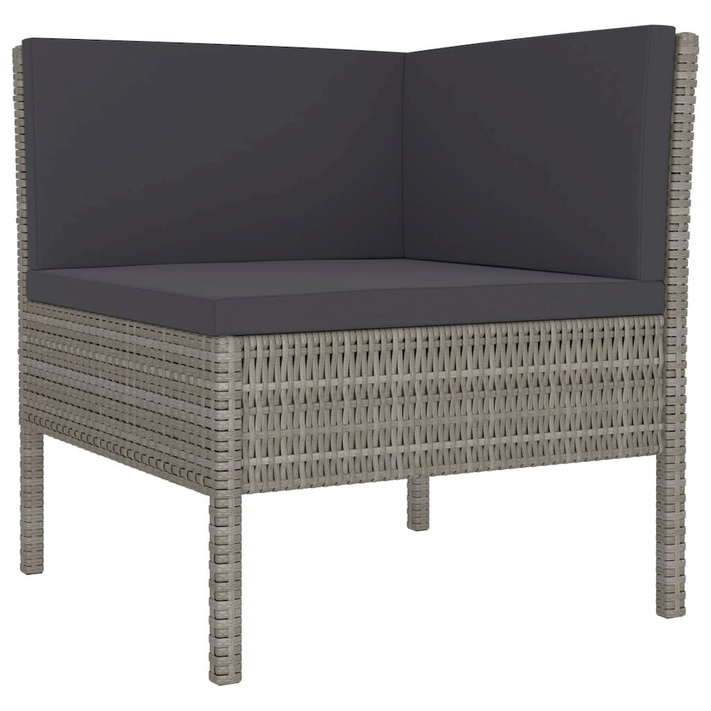 Garden Furniture Set Grey. Picture 3