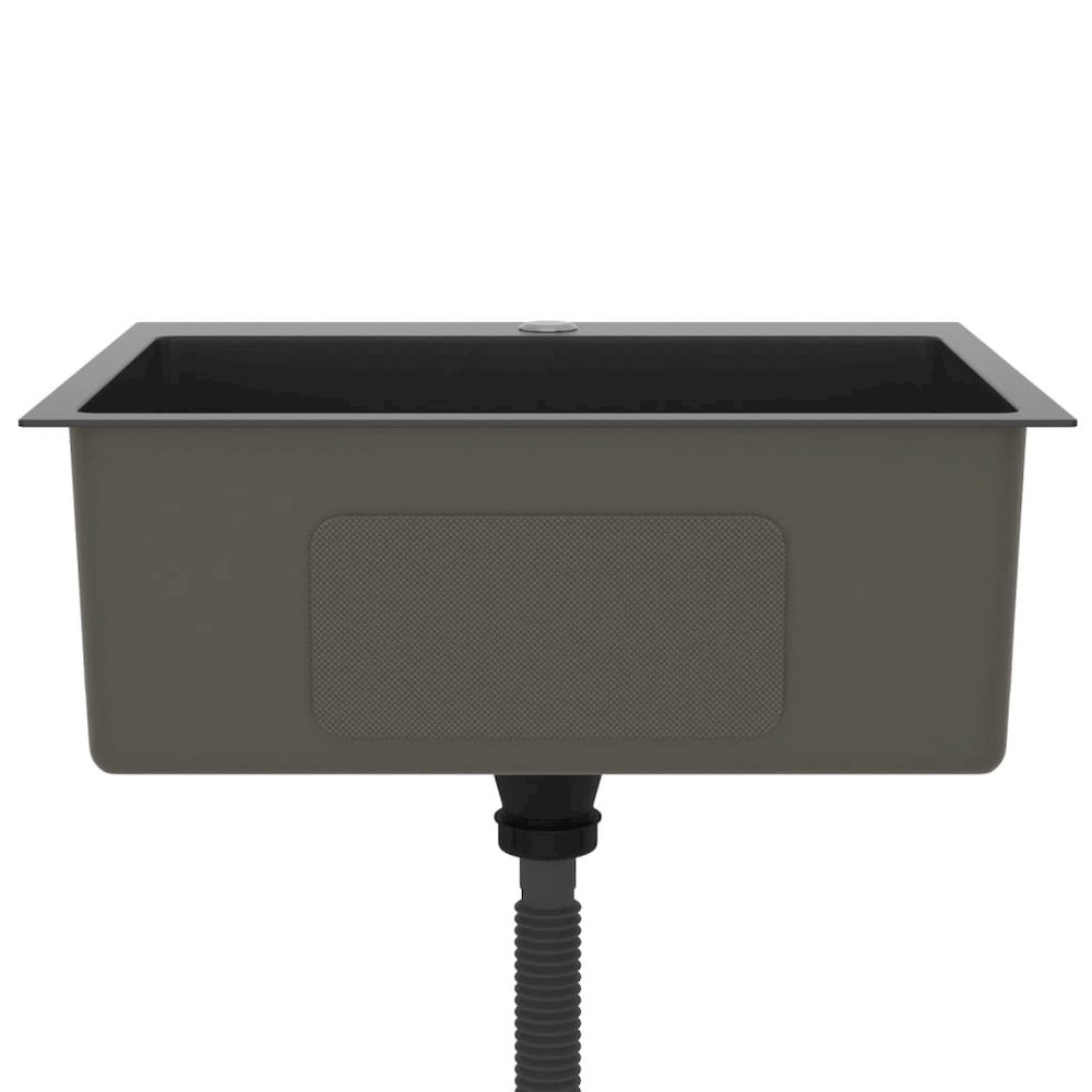 Handmade Kitchen Sink Black Stainless Steel. Picture 5