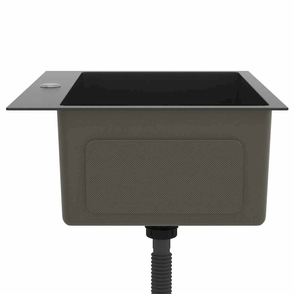 Handmade Kitchen Sink Black Stainless Steel. Picture 7