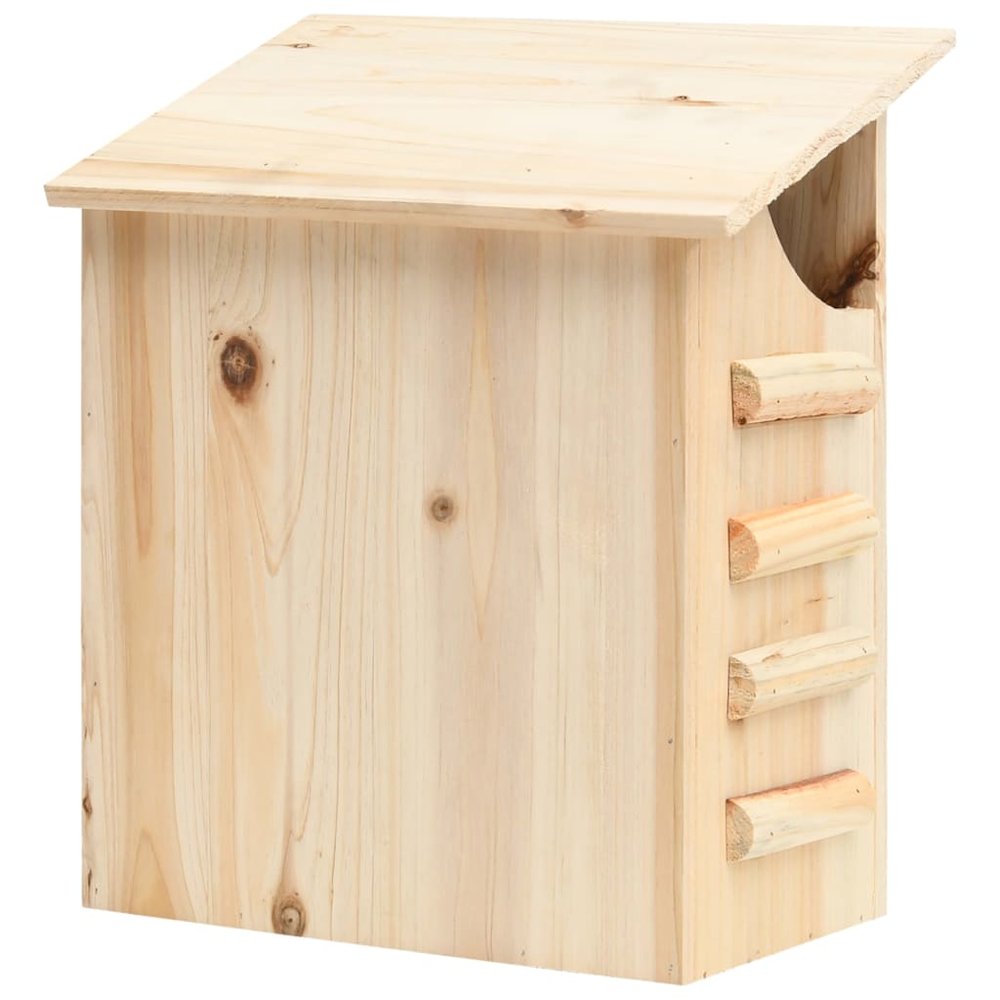 Bat House Natural Wood Solid Firwood Medium Bat House. Picture 1