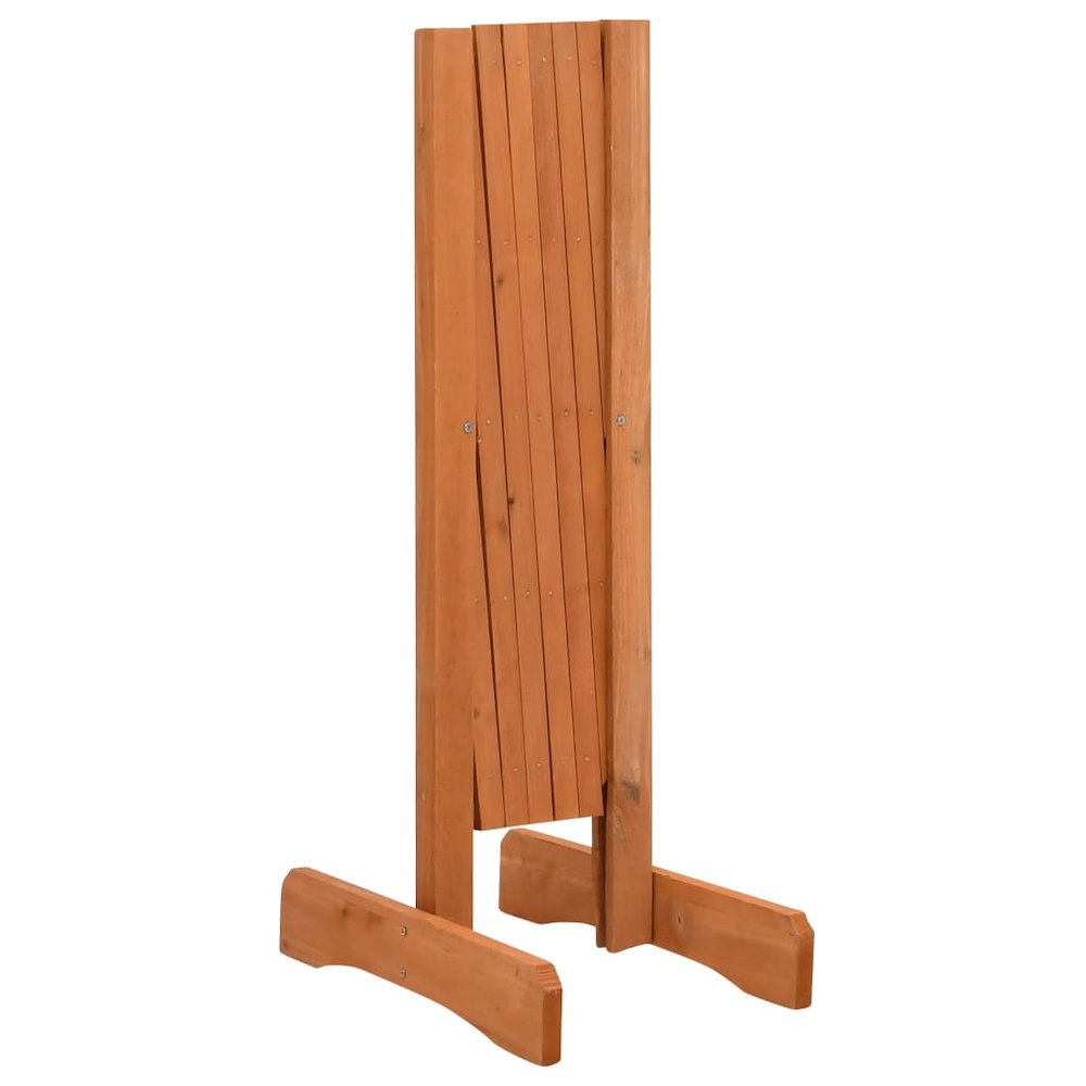 vidaXL Garden Trellis Fence Orange 47.2"x23.6" Solid Firwood, 314822. Picture 4