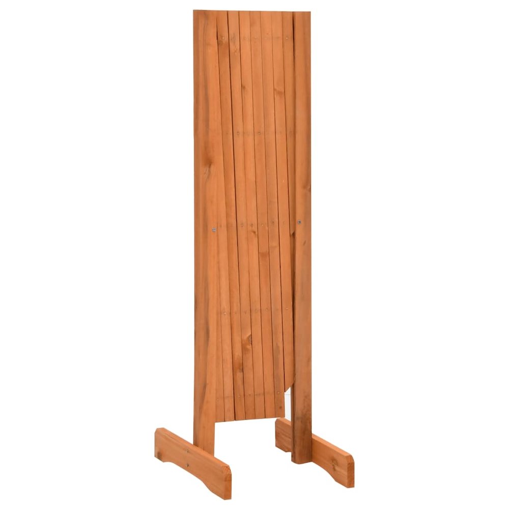 vidaXL Garden Trellis Fence Orange 59.1"x31.5" Solid Firwood, 314826. Picture 4