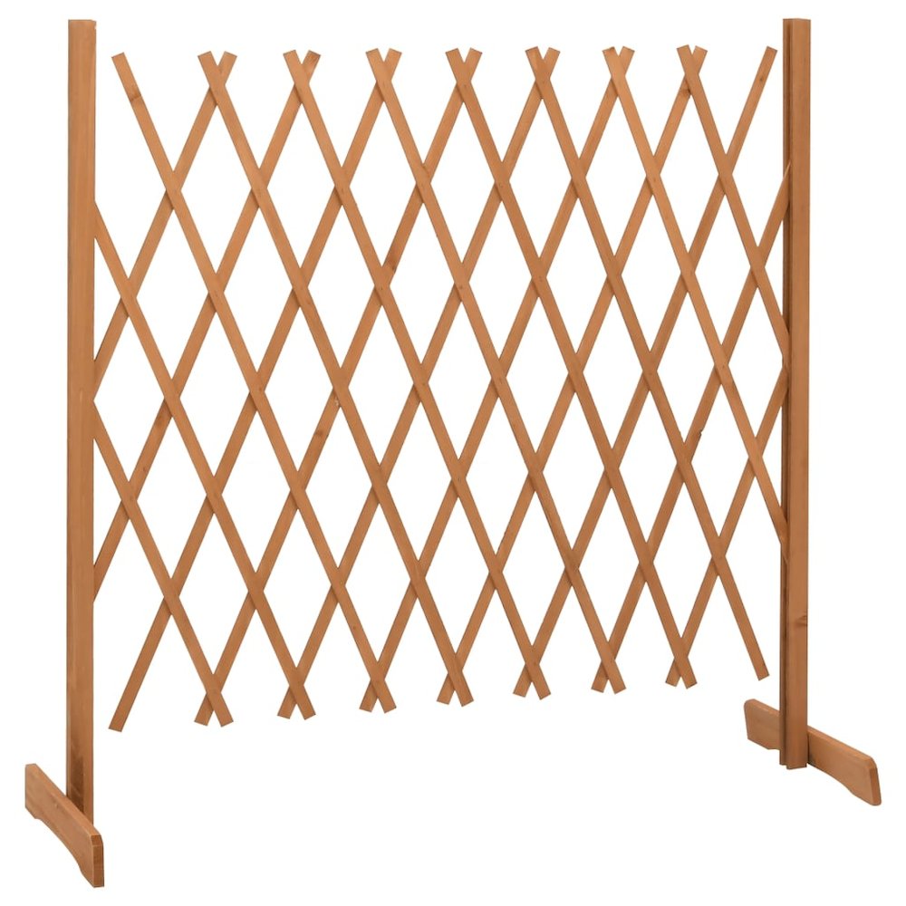 vidaXL Garden Trellis Fence Orange 70.9"x39.4" Solid Firwood, 314828. Picture 2