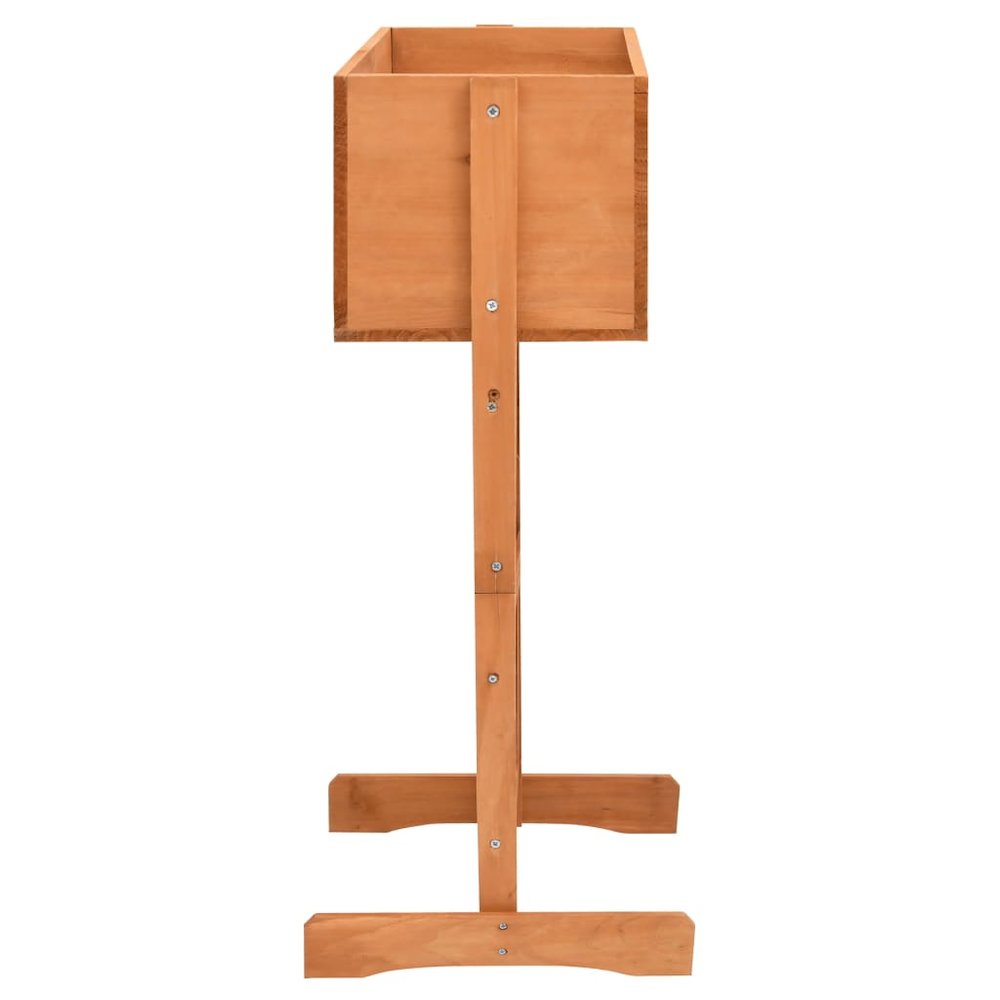 Planter Orange Solid Firwood Medium Planters Planter. Picture 3