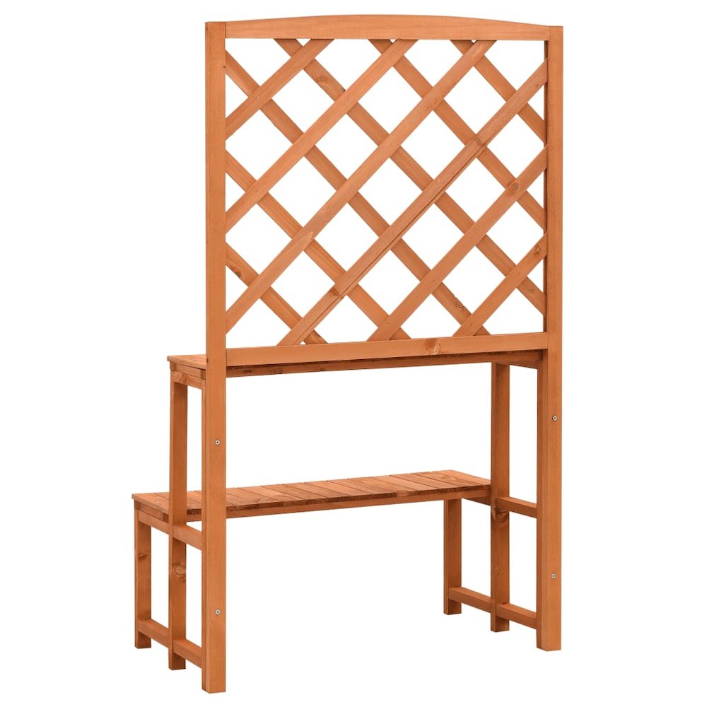 Planter Orange Solid firwood with a water-based finish. Picture 4