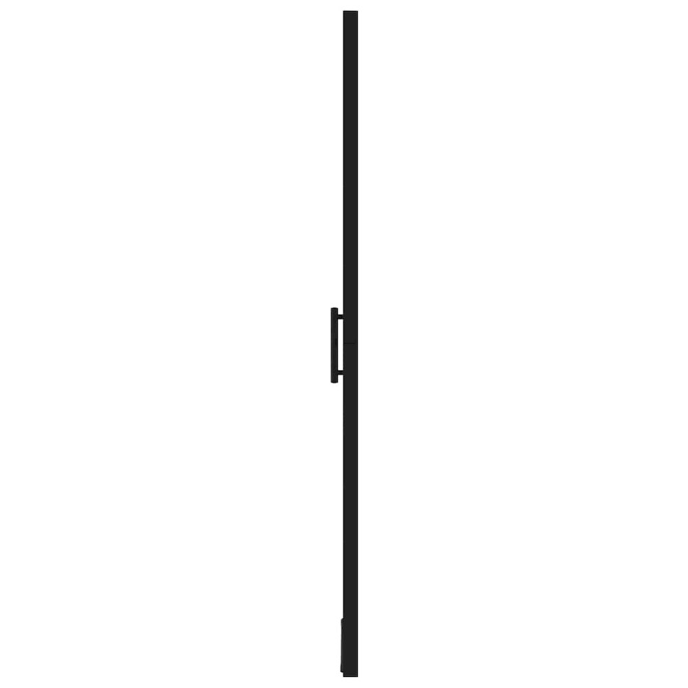 Shower Doors Tempered Glass 39.4"x70.1" Black. Picture 4