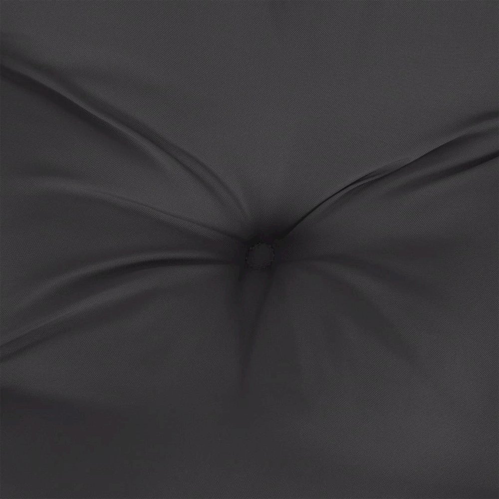 Chair Cushion Set of 4 Black Oxford fabric (100% polyester). Picture 7