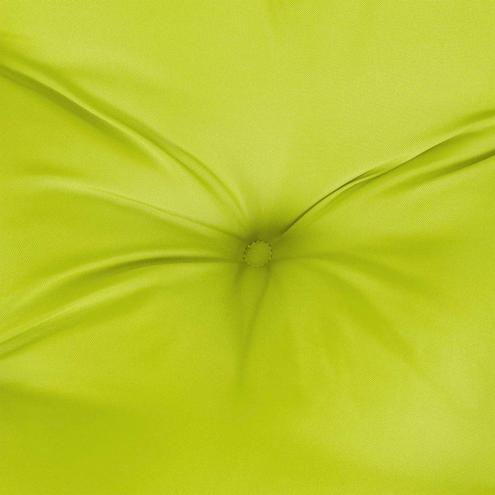 Chair Cushion Set of 6 Bright green Oxford fabric (100% polyester). Picture 7
