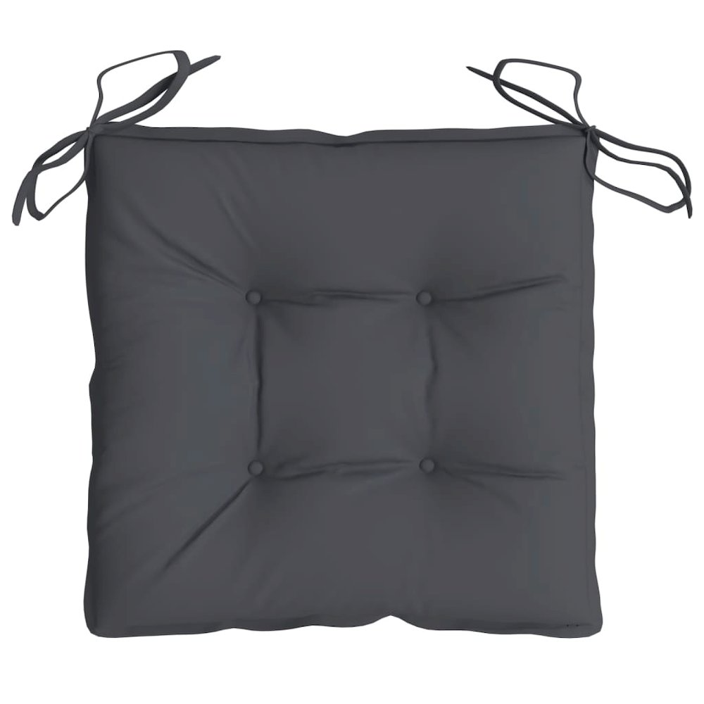 Chair Cushion Set of 4 Charcoal. Picture 6