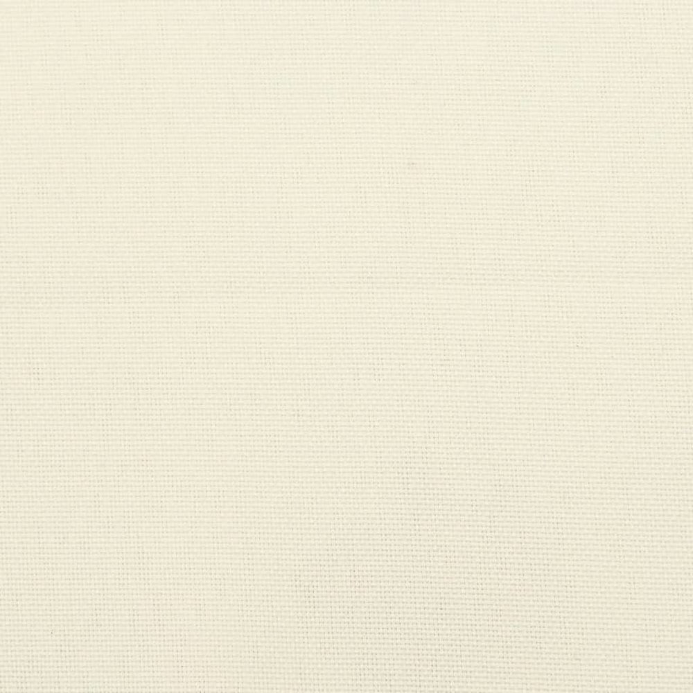 Chair Cushion Set of 2 Cream White Oxford fabric (100% polyester). Picture 8