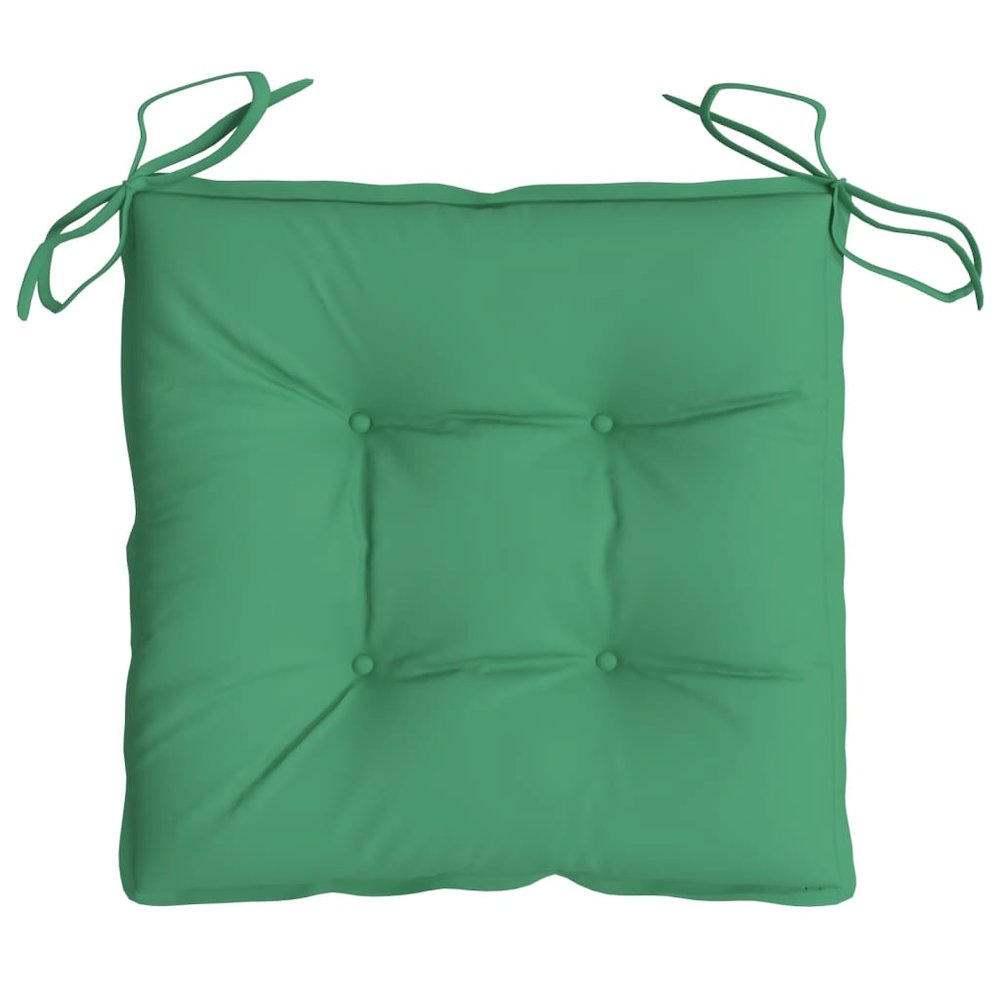 Chair Cushion Set of 4 Green. Picture 6