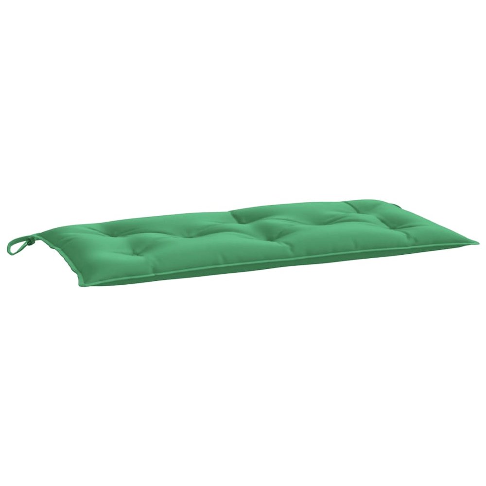 Garden Bench Cushion Green Oxford fabric (100% polyester). Picture 2