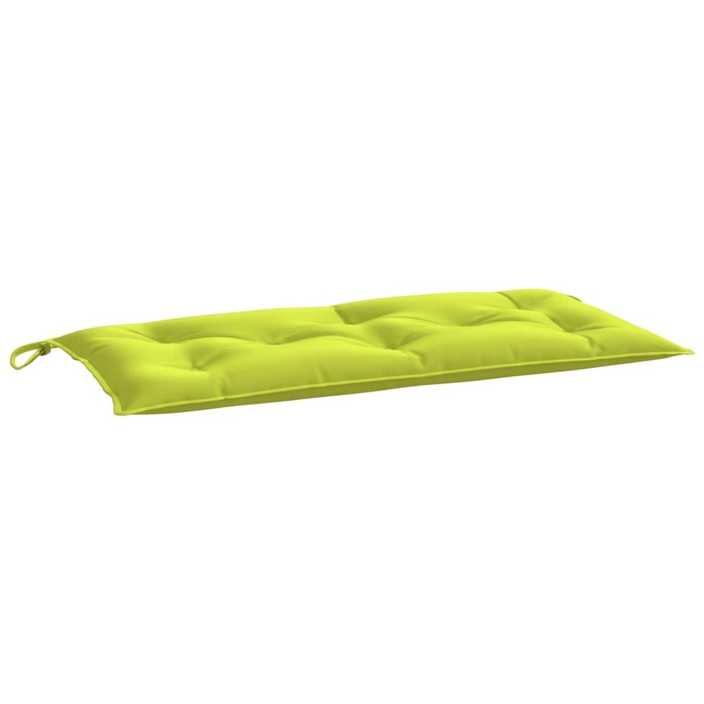 Garden Bench Cushion Bright Green. Picture 2