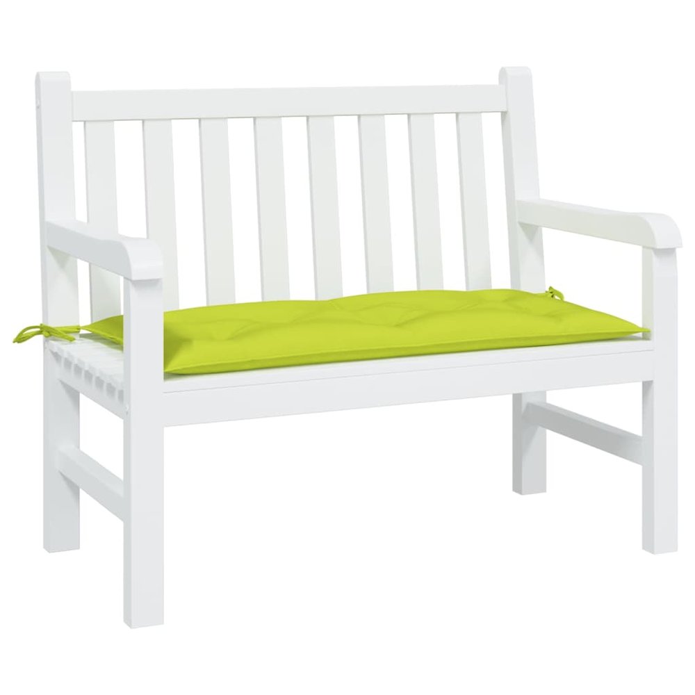 Garden Bench Cushion Bright Green. Picture 3