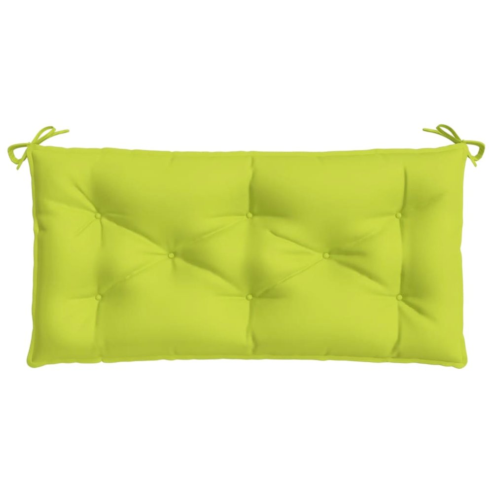 Garden Bench Cushion Bright Green. Picture 4