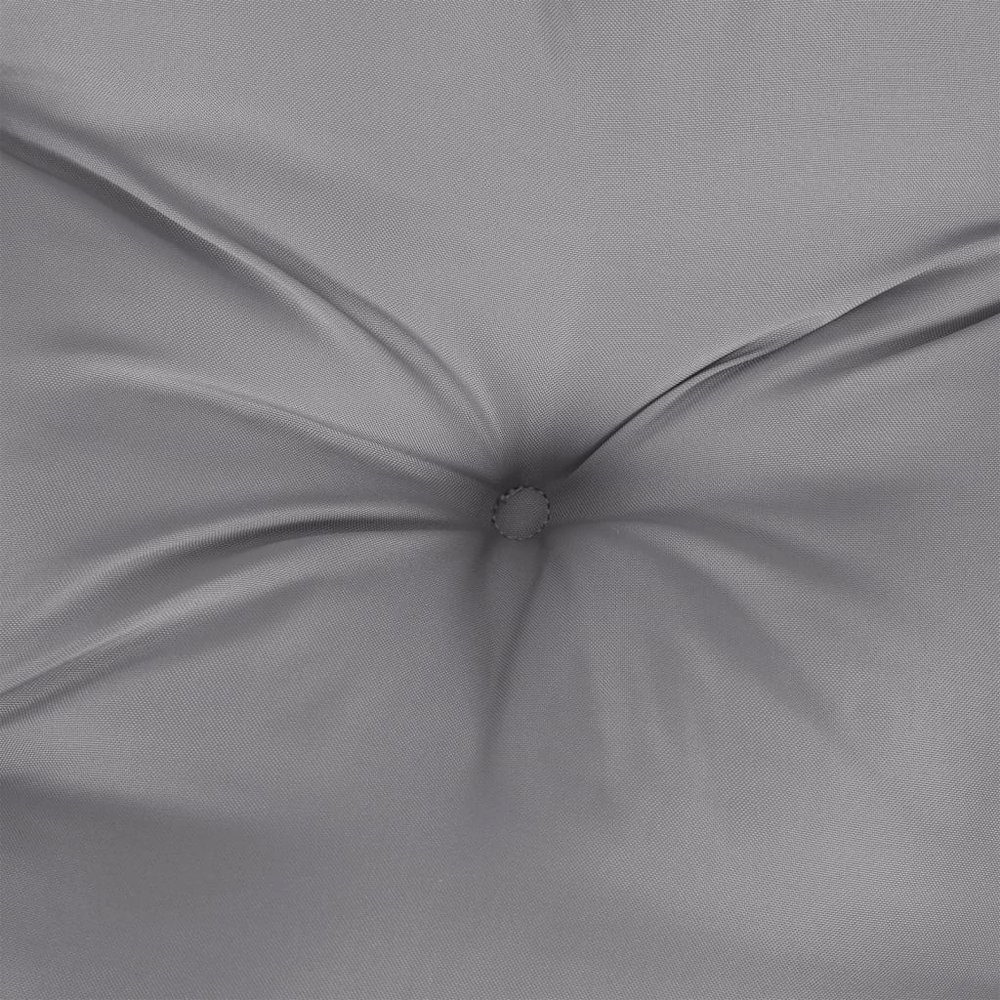 Garden Bench Cushion Gray Oxford fabric (100% polyester). Picture 5