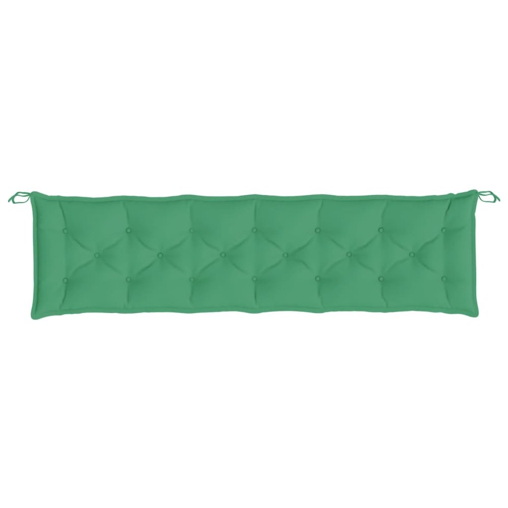 Garden Bench Cushion Green Oxford fabric 78.7" x 19.7" x 2.8. Picture 4