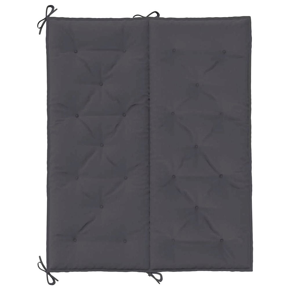 Garden Bench Cushion Set of 2 Anthracite. Picture 7
