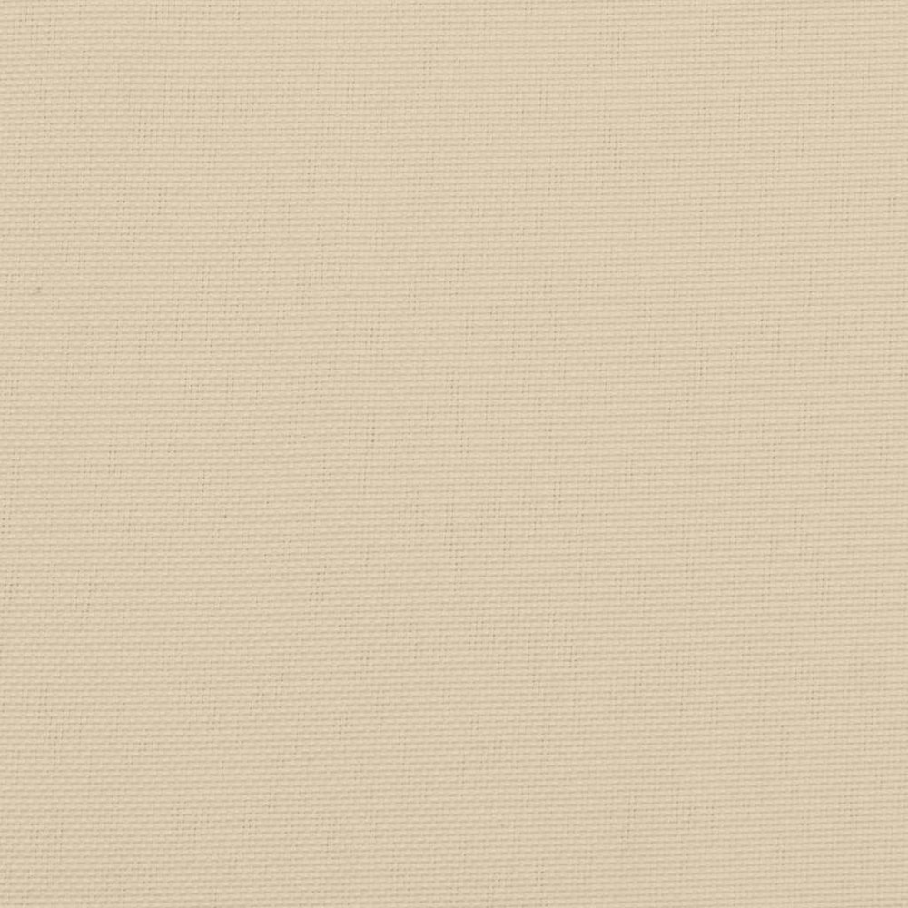 Garden Bench Cushion Set of 2 Beige Oxford fabric (100% polyester). Picture 9